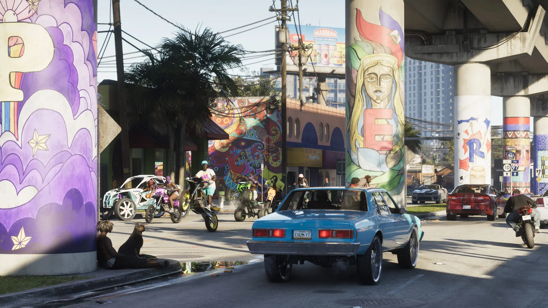 Official Rockstar Games promotional screenshot illustrating Vehicle Guides
