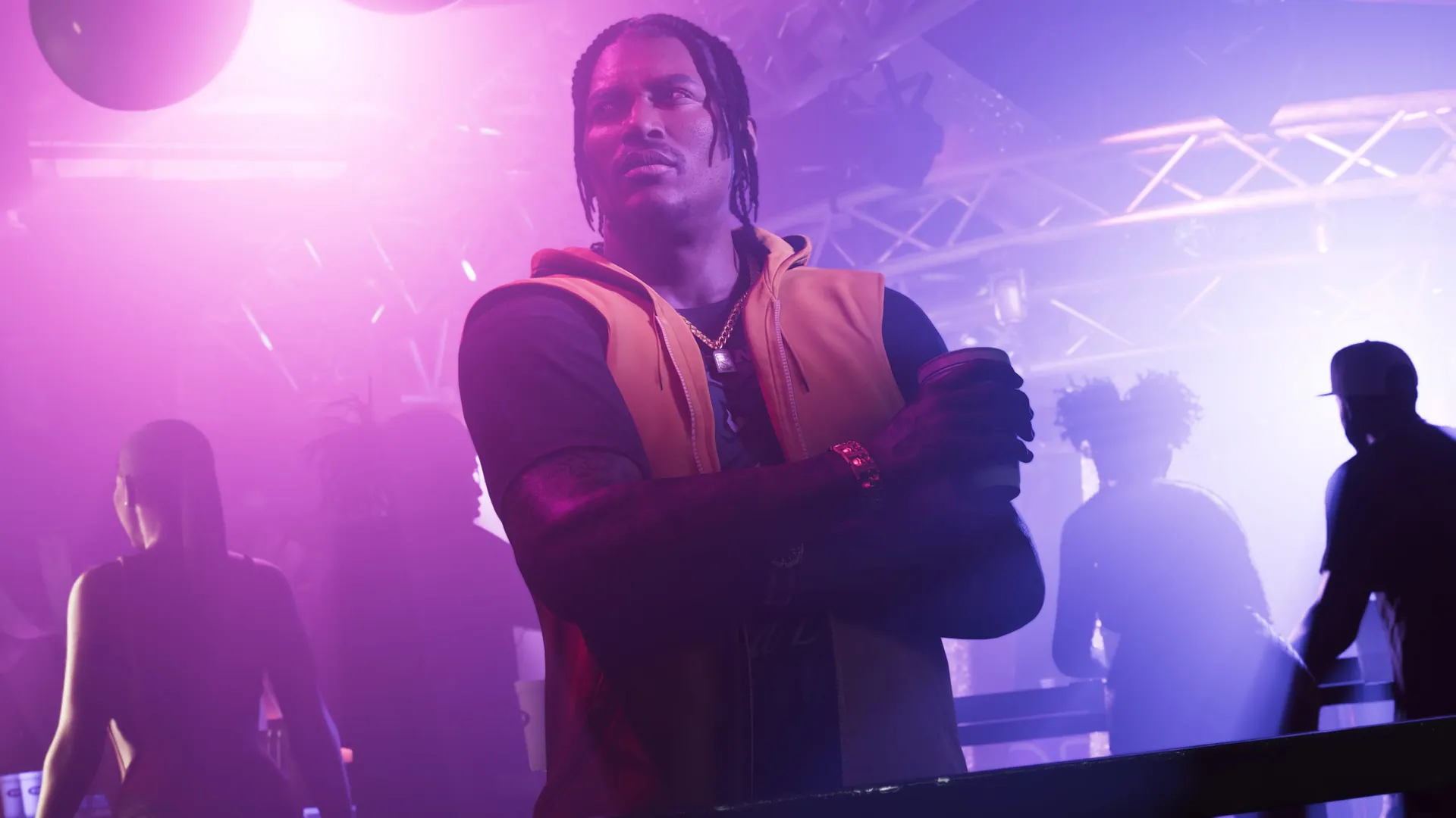 Official Rockstar Games promotional screenshot of Dre'Quan Priest